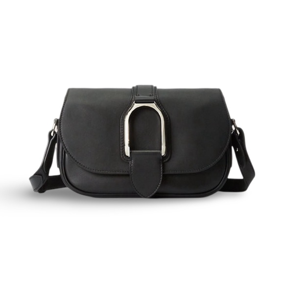 Ralph Lauren Handbags - Ralph Lauren Collection Black Welington Calfskin Shoulder Bag